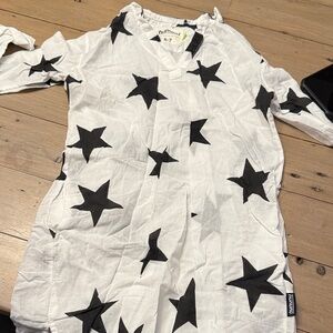 White Star Patterned coverup